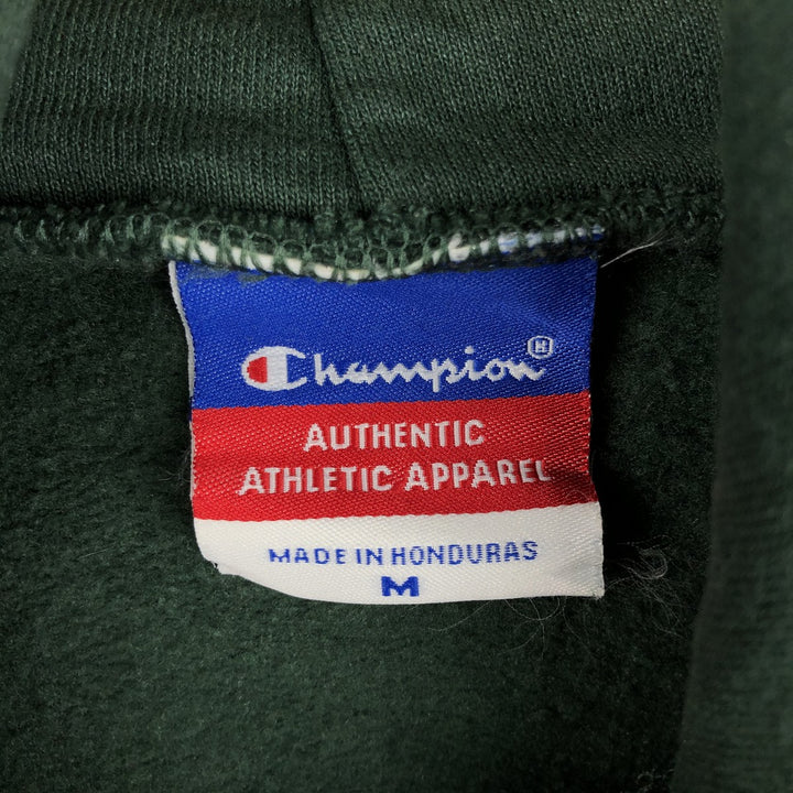 2000'S Champion Authentic Athletic Apparel College Pullover Hoodie, Men's Size M cotton Green type dark green Vintage Second Hand