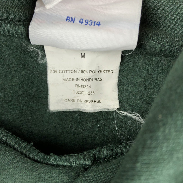 2000'S Champion Authentic Athletic Apparel College Pullover Hoodie, Men's Size M cotton Green type dark green Vintage Second Hand