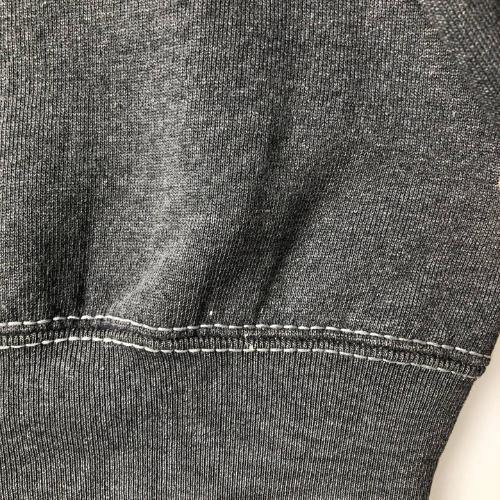 Vintage 90'S Fruit of the Loom Heavyweight College Sweatshirt, Made in USA, Men's Size XL cotton Charcoal Vintage Second Hand