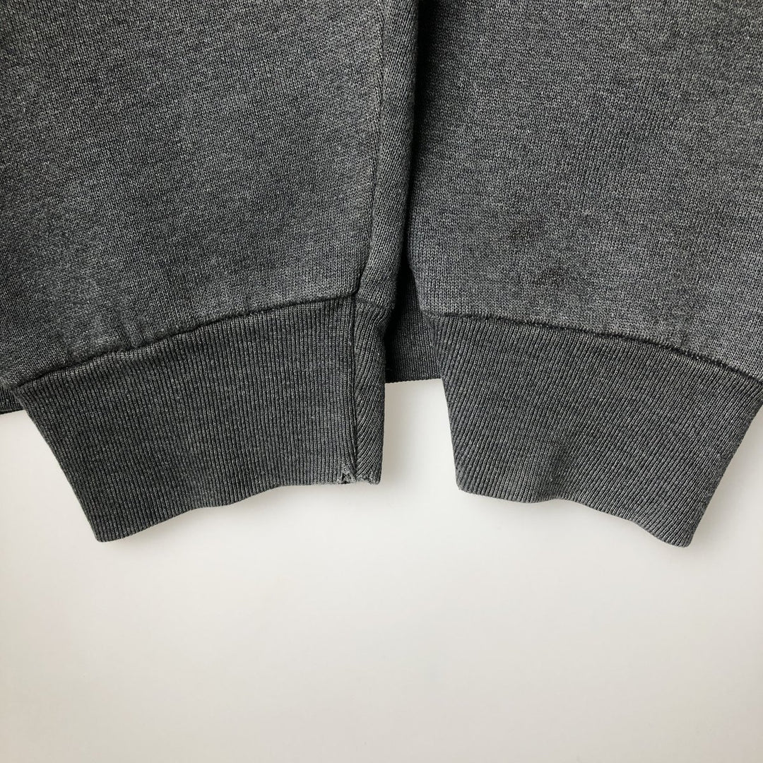 Vintage 90'S Fruit of the Loom Heavyweight College Sweatshirt, Made in USA, Men's Size XL cotton Charcoal Vintage Second Hand