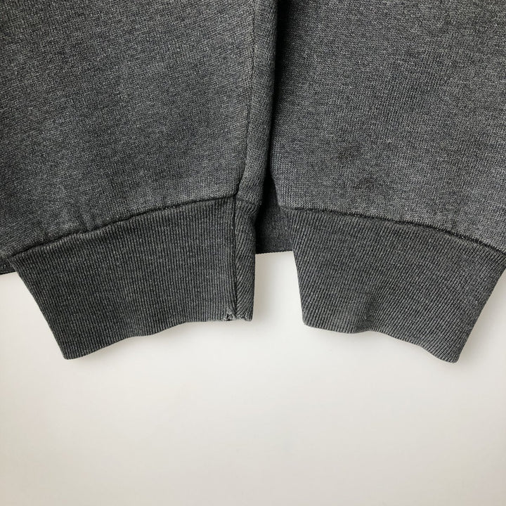 Vintage 90'S Fruit of the Loom Heavyweight College Sweatshirt, Made in USA, Men's Size XL cotton Charcoal Vintage Second Hand