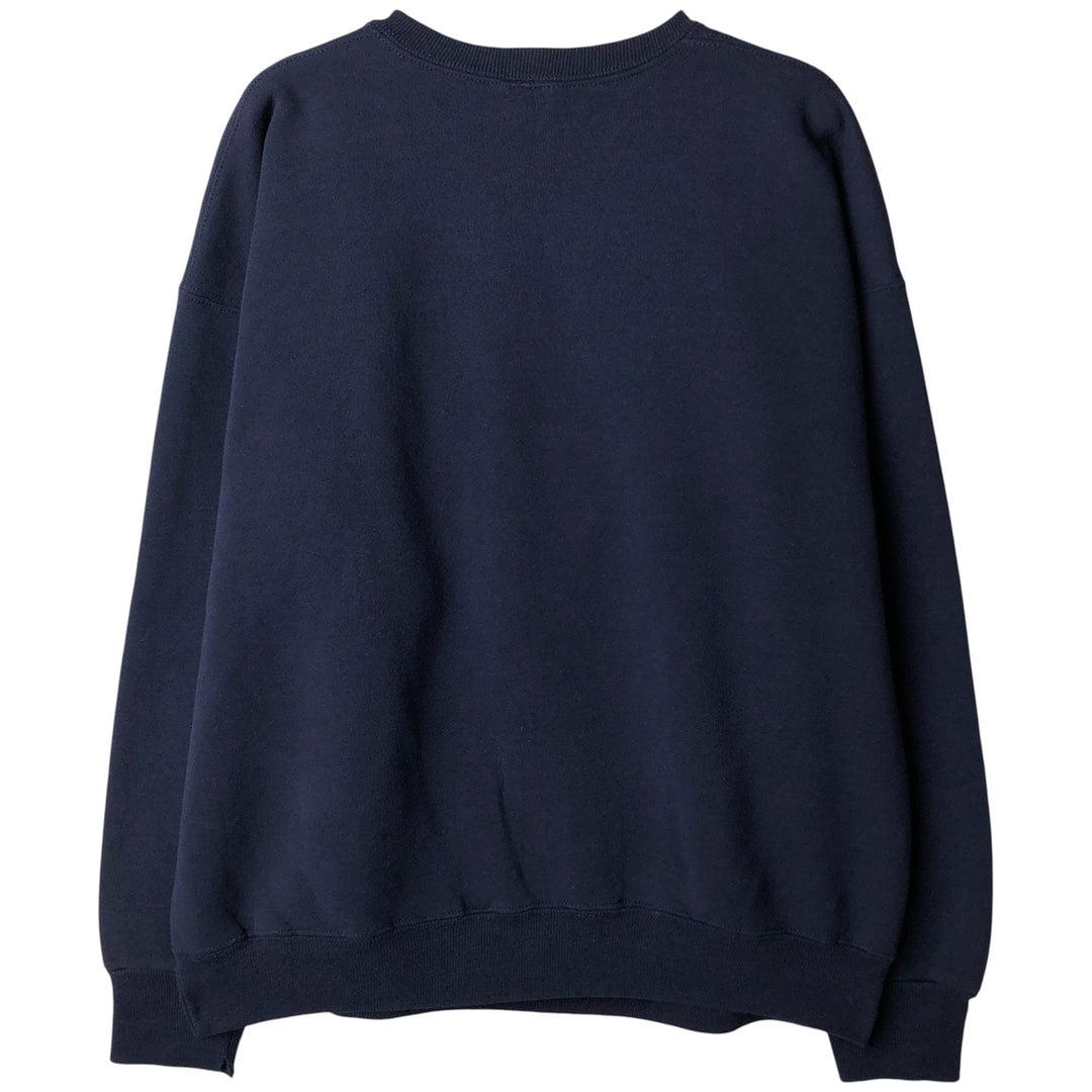 OFF CAMPUS College Sweatshirt, Made in USA, Men's Size XL cotton navy blue type Vintage Second Hand