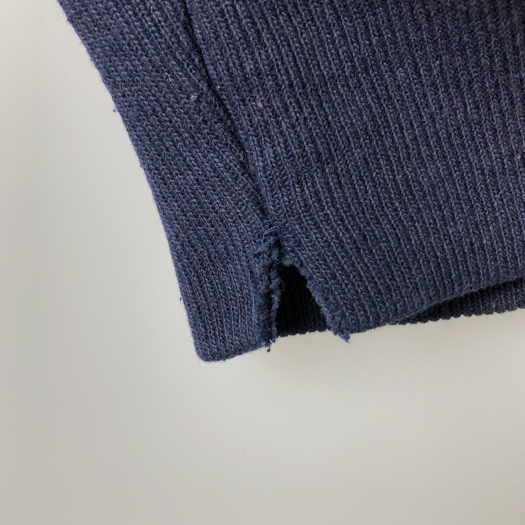 OFF CAMPUS College Sweatshirt, Made in USA, Men's Size XL cotton navy blue type Vintage Second Hand