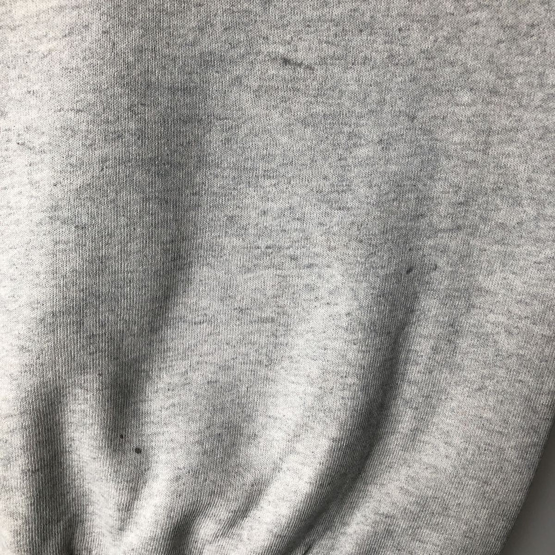 90'S SATEE Heavyweight University of Wisconsin College Character Sweatshirt, Made in USA, Men's Size L cotton white type Vintage Second Hand