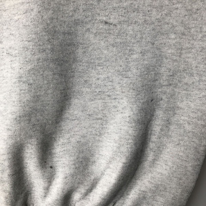 90'S SATEE Heavyweight University of Wisconsin College Character Sweatshirt, Made in USA, Men's Size L cotton white type Vintage Second Hand