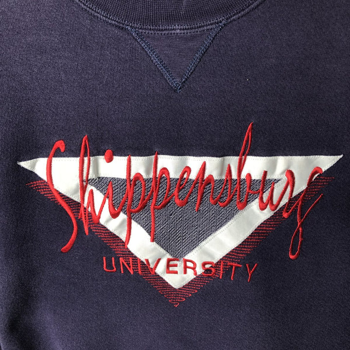 Vintage 90'S Russell ATHLETIC college sweatshirt, made in the USA, size small, men's cotton navy blue type Vintage Second Hand