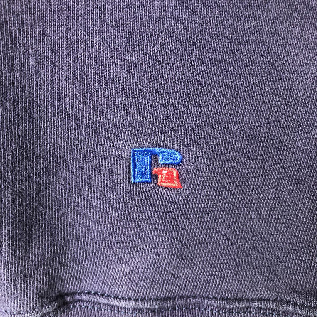 Vintage 90'S Russell ATHLETIC college sweatshirt, made in the USA, size small, men's cotton navy blue type Vintage Second Hand