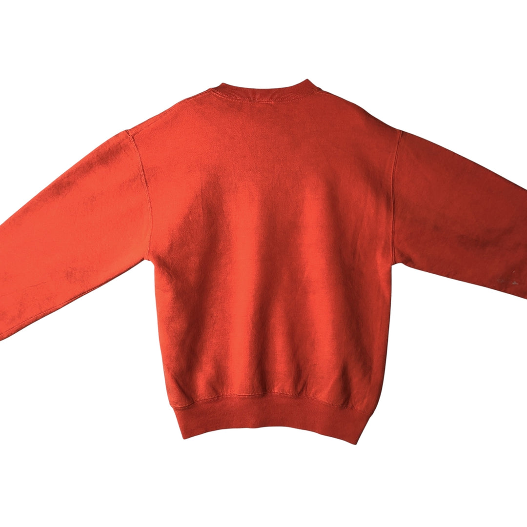 Vintage 90'S Russell ATHLETIC college sweatshirt, made in the USA, size M, men's cotton orange type Vintage Second Hand