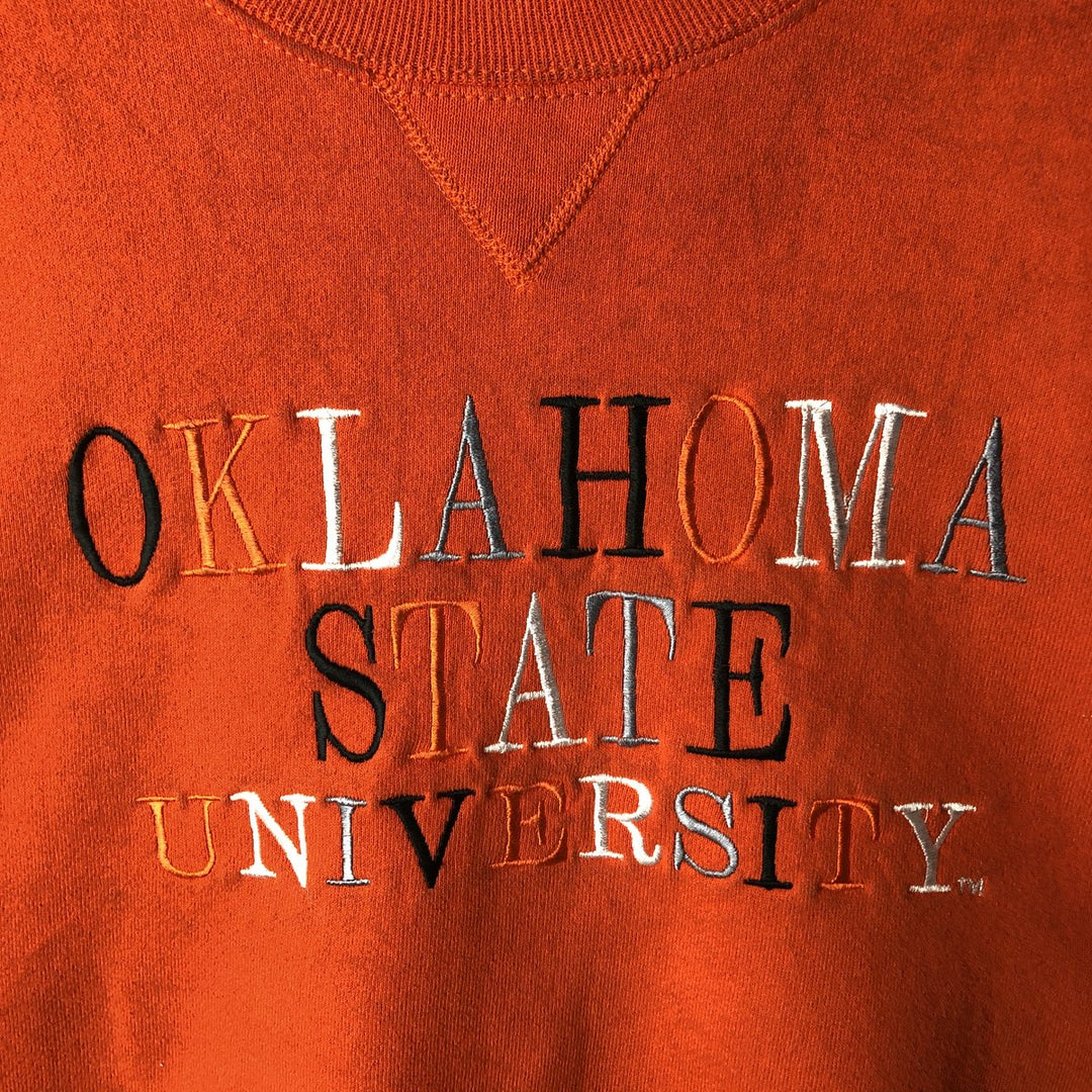 Vintage 90'S Russell ATHLETIC college sweatshirt, made in the USA, size M, men's cotton orange type Vintage Second Hand
