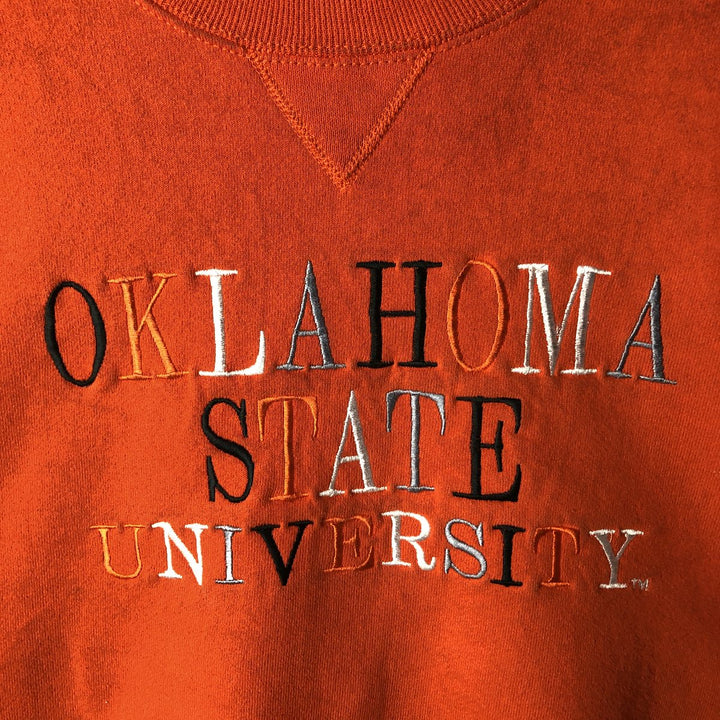 Vintage 90'S Russell ATHLETIC college sweatshirt, made in the USA, size M, men's cotton orange type Vintage Second Hand