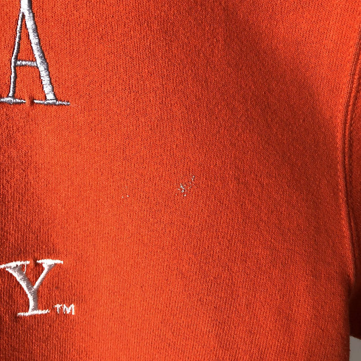 Vintage 90'S Russell ATHLETIC college sweatshirt, made in the USA, size M, men's cotton orange type Vintage Second Hand
