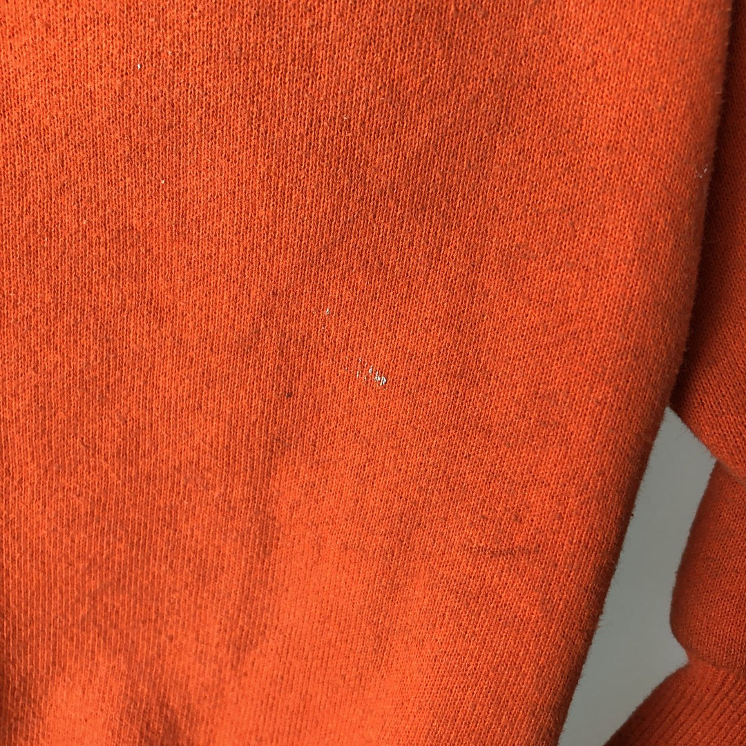 Vintage 90'S Russell ATHLETIC college sweatshirt, made in the USA, size M, men's cotton orange type Vintage Second Hand