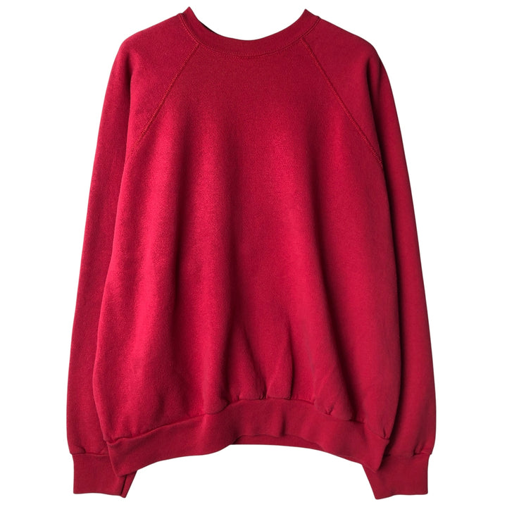 Vintage 90'S Tultex Maximum Sweats college sweatshirt, made in the USA, men's size XL cotton red type Vintage Second Hand