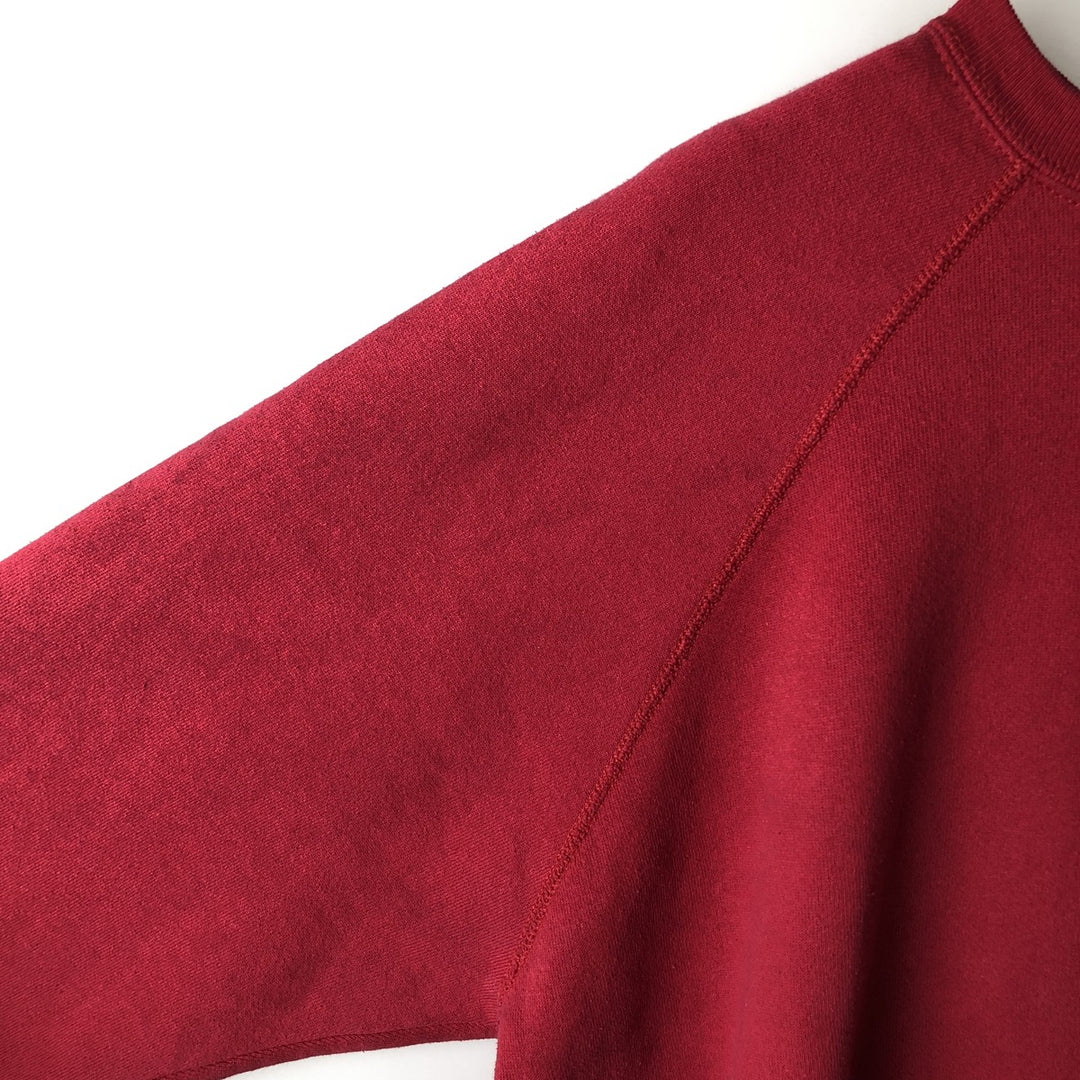 Vintage 90'S Tultex Maximum Sweats college sweatshirt, made in the USA, men's size XL cotton red type Vintage Second Hand
