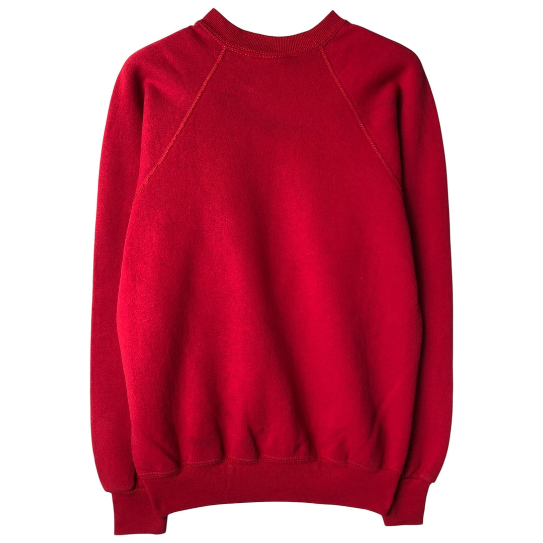 Vintage 90'S Lee Mid-Weight College Sweatshirt, Made in USA, Men's Size Medium cotton red type Vintage Second Hand