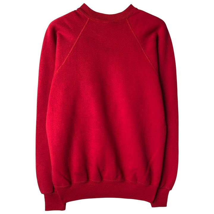 Vintage 90'S Lee Mid-Weight College Sweatshirt, Made in USA, Men's Size Medium cotton red type Vintage Second Hand