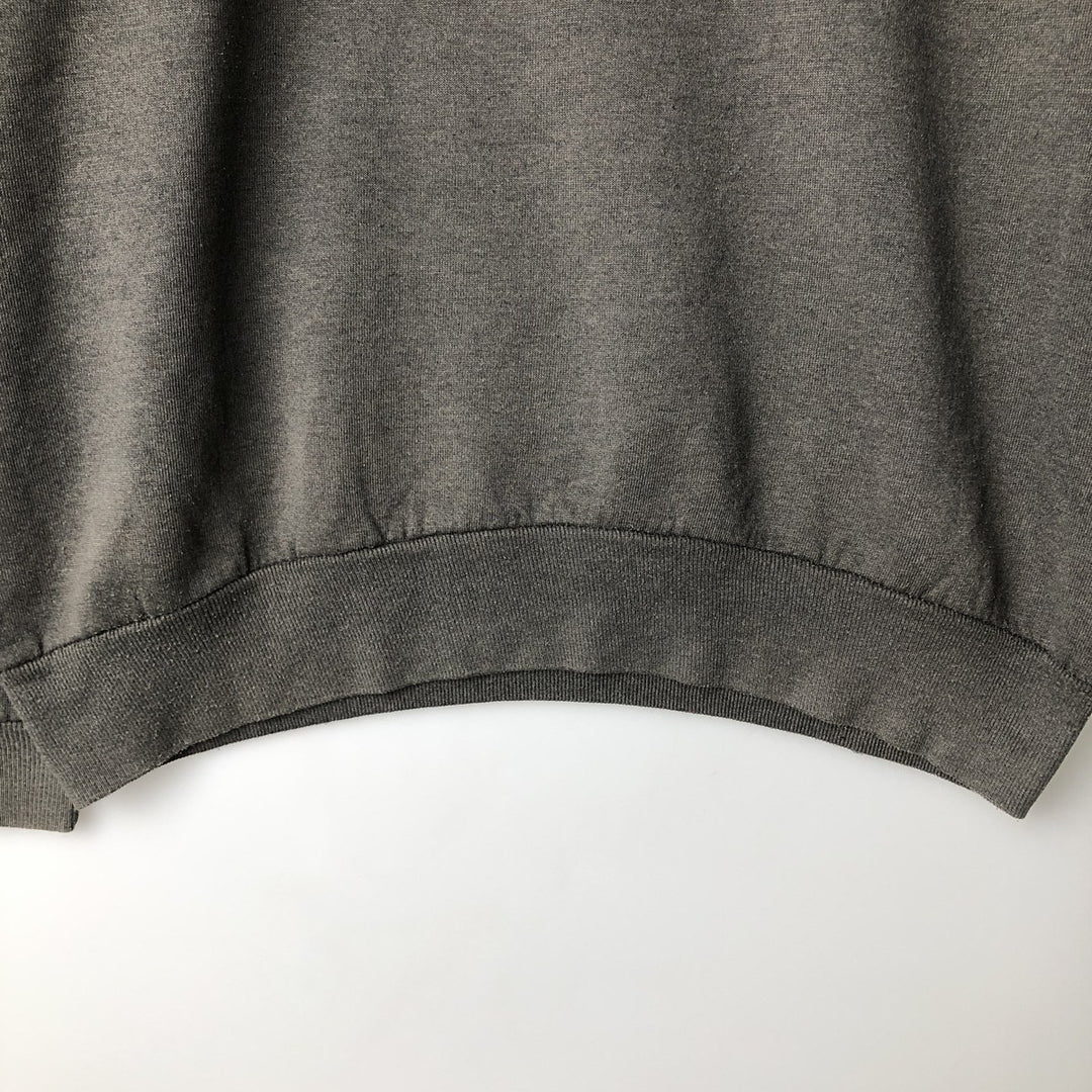 80s-90'S Jerzees College Sweatshirt, Made in USA, Men's XL, Vintage cotton Charcoal Vintage Second Hand