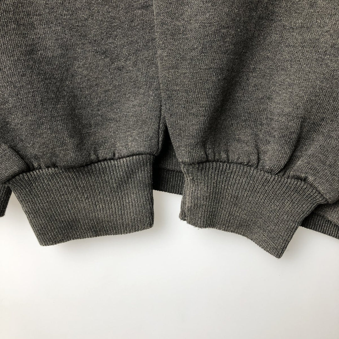 80s-90'S Jerzees College Sweatshirt, Made in USA, Men's XL, Vintage cotton Charcoal Vintage Second Hand