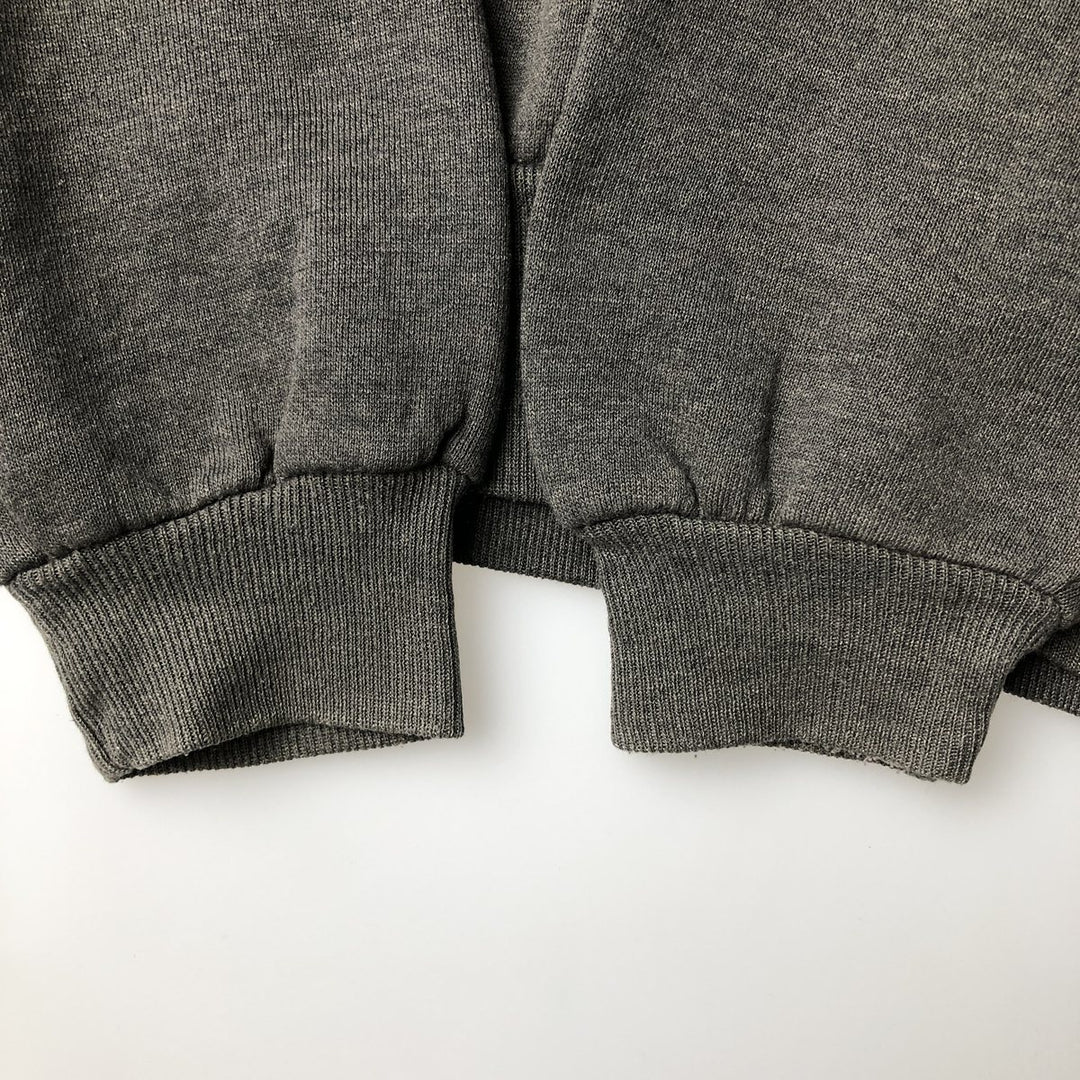80s-90'S Jerzees College Sweatshirt, Made in USA, Men's XL, Vintage cotton Charcoal Vintage Second Hand