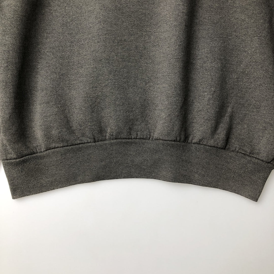 80s-90'S Jerzees College Sweatshirt, Made in USA, Men's XL, Vintage cotton Charcoal Vintage Second Hand