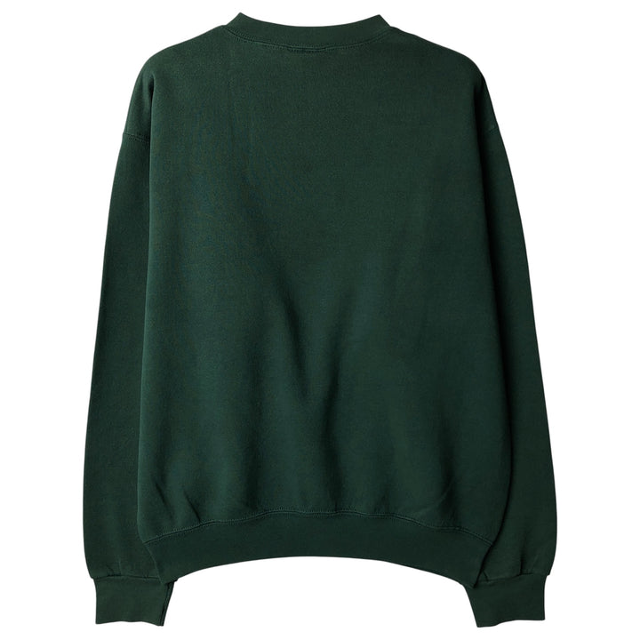 Vintage 90'S Lee SPORT printed sweatshirt, made in the USA, men's size XL cotton green type Vintage Second Hand
