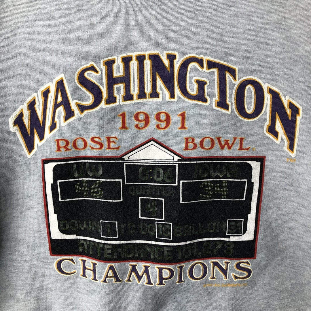 Vintage 90'S Tee Jays college sweatshirt, made in the USA, size M, men's cotton gray type Vintage Second Hand