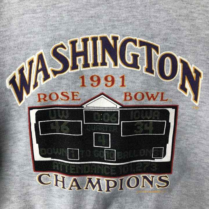 Vintage 90'S Tee Jays college sweatshirt, made in the USA, size M, men's cotton gray type Vintage Second Hand