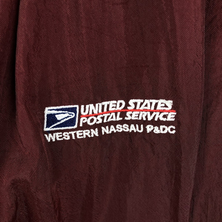 90s-00'S Champion V-neck nylon pullover, men's size S Nylon wine-red Vintage Second Hand
