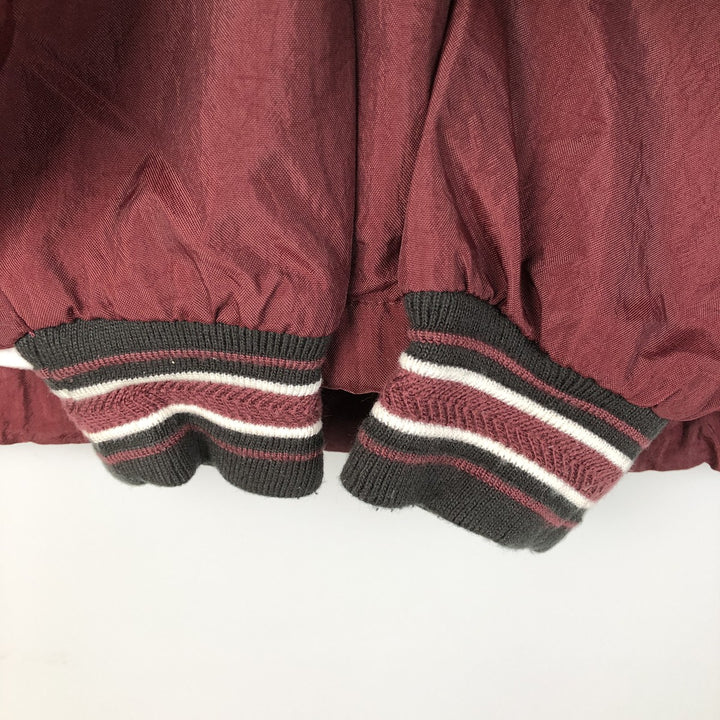 90s-00'S Champion V-neck nylon pullover, men's size S Nylon wine-red Vintage Second Hand