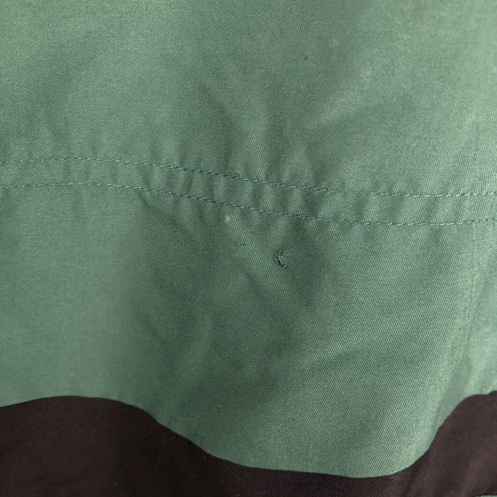 90s~00'S Nike Golf V-neck warm-up pullover, men's XL size polyester green type Vintage Second Hand