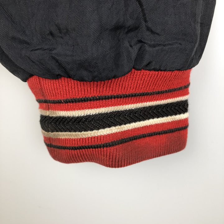 90s-00'S Champion V-neck nylon pullover, men's XL Nylon black type Vintage Second Hand