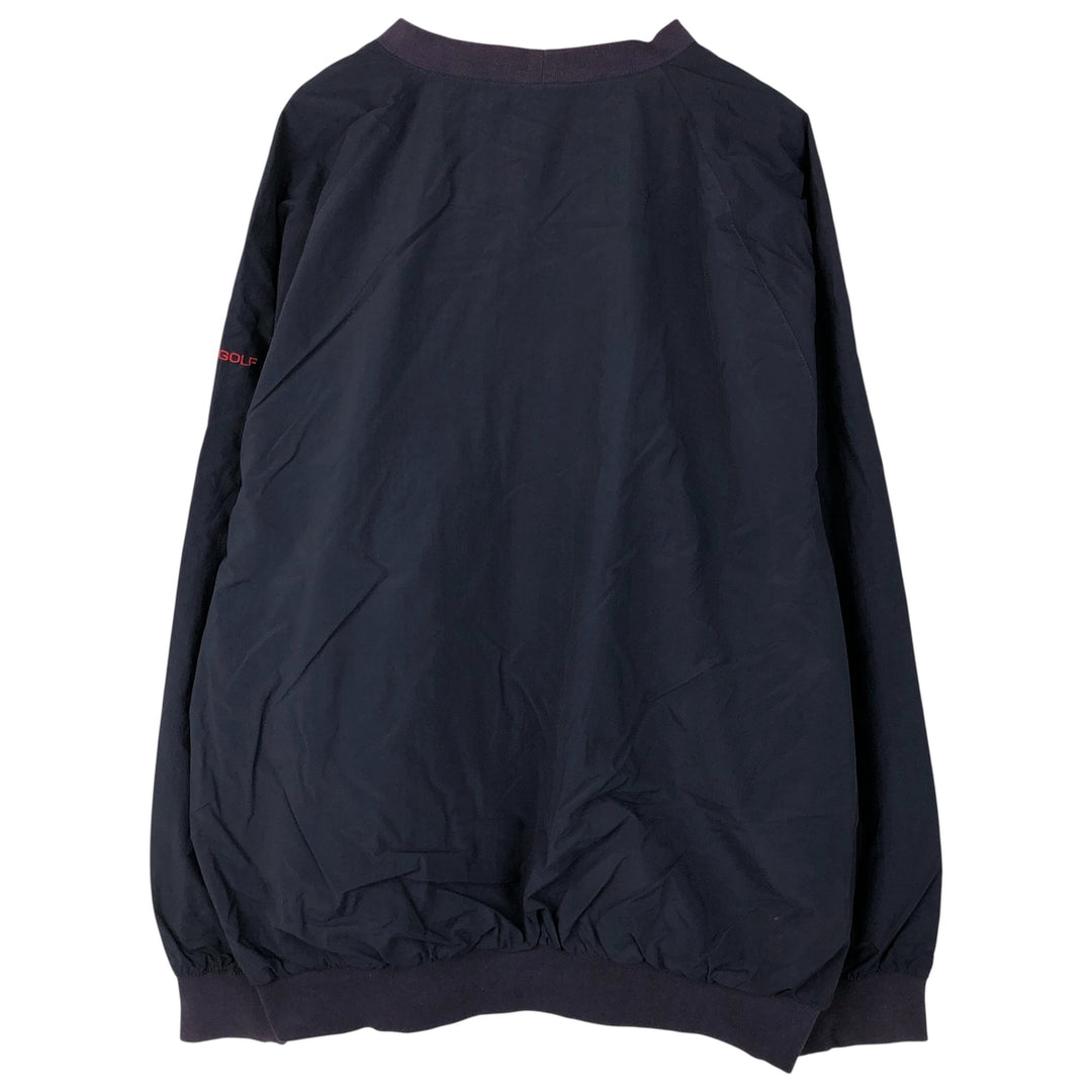 Ralph Lauren POLO by Ralph Lauren nylon pullover, men's size L Nylon navy blue type Vintage Second Hand