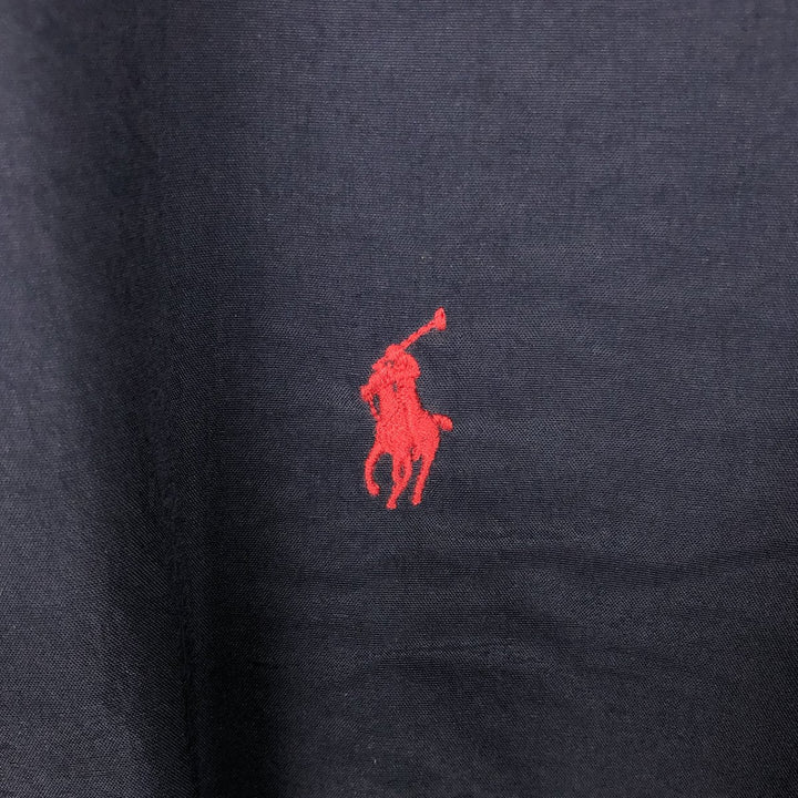 Ralph Lauren POLO by Ralph Lauren nylon pullover, men's size L Nylon navy blue type Vintage Second Hand