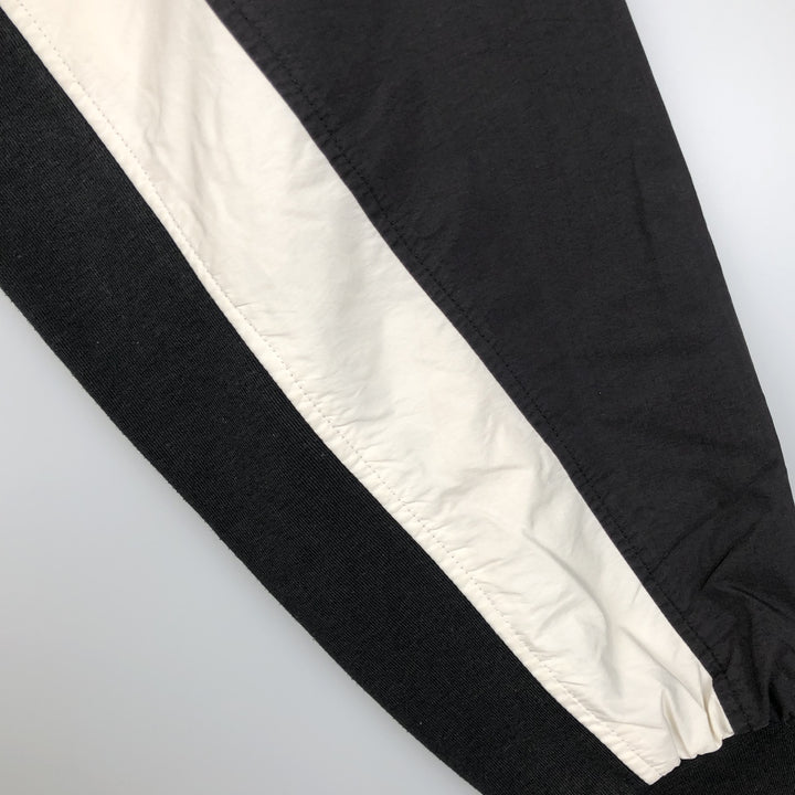 90s-00'S Adidas V-neck warm-up pullover, men's size L unclear black type Vintage Second Hand