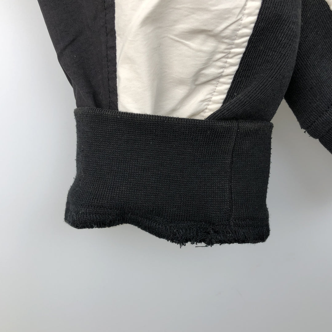 90s-00'S Adidas V-neck warm-up pullover, men's size L unclear black type Vintage Second Hand