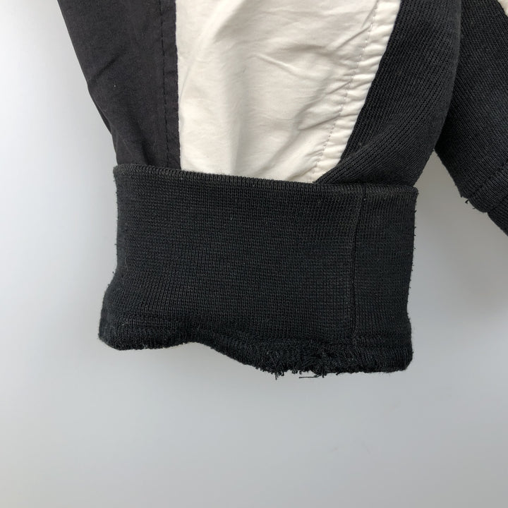 90s-00'S Adidas V-neck warm-up pullover, men's size L unclear black type Vintage Second Hand