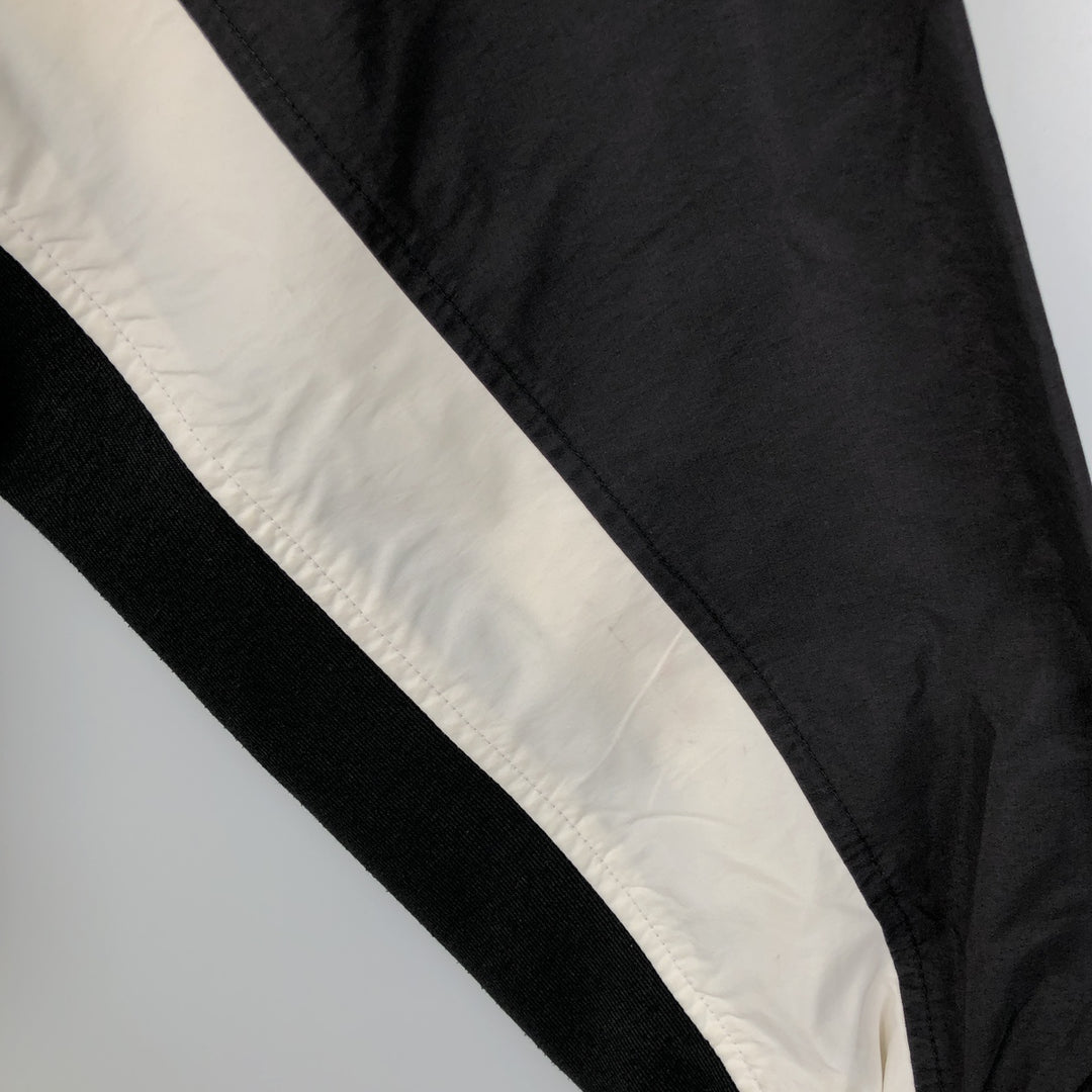 90s-00'S Adidas V-neck warm-up pullover, men's size L unclear black type Vintage Second Hand