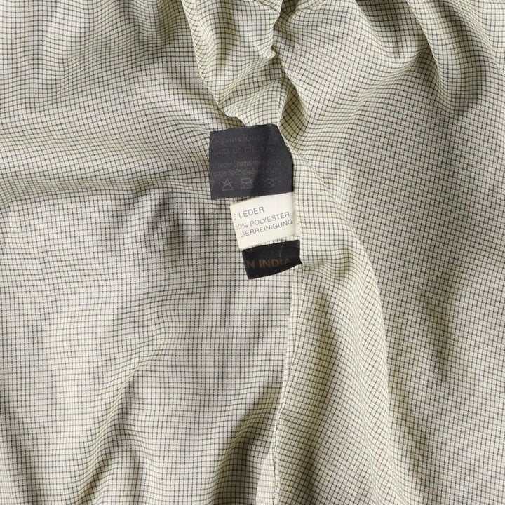 Jean Jacques Benson stand-collar suede leather jacket, men's size L Genuine Leather Suede Leather Beige type Vintage Second Hand
