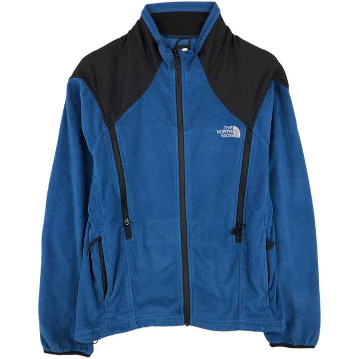 2000'S The North Face Nylon and Fleece Jacket, Men's Size Medium polyester blue type Vintage Second Hand