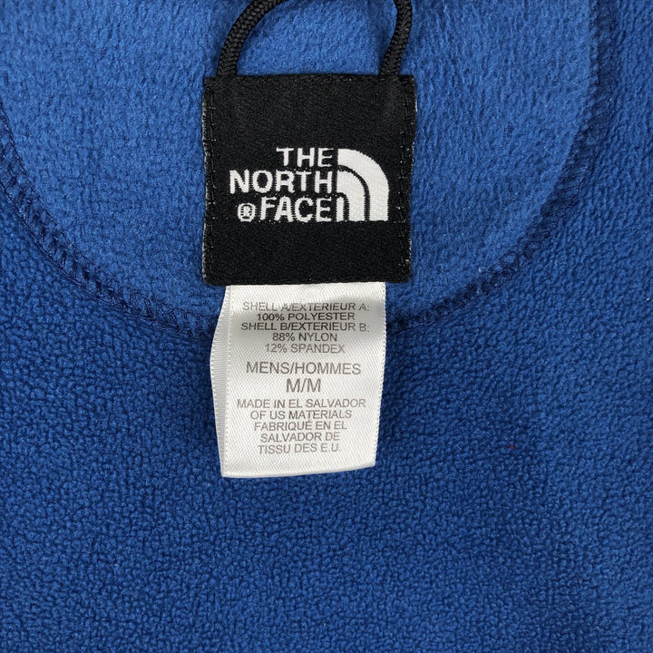 2000'S The North Face Nylon and Fleece Jacket, Men's Size Medium polyester blue type Vintage Second Hand