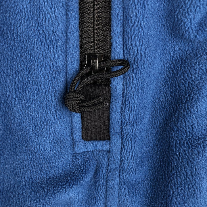 2000'S The North Face Nylon and Fleece Jacket, Men's Size Medium polyester blue type Vintage Second Hand