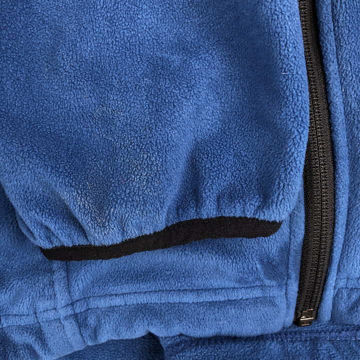 2000'S The North Face Nylon and Fleece Jacket, Men's Size Medium polyester blue type Vintage Second Hand