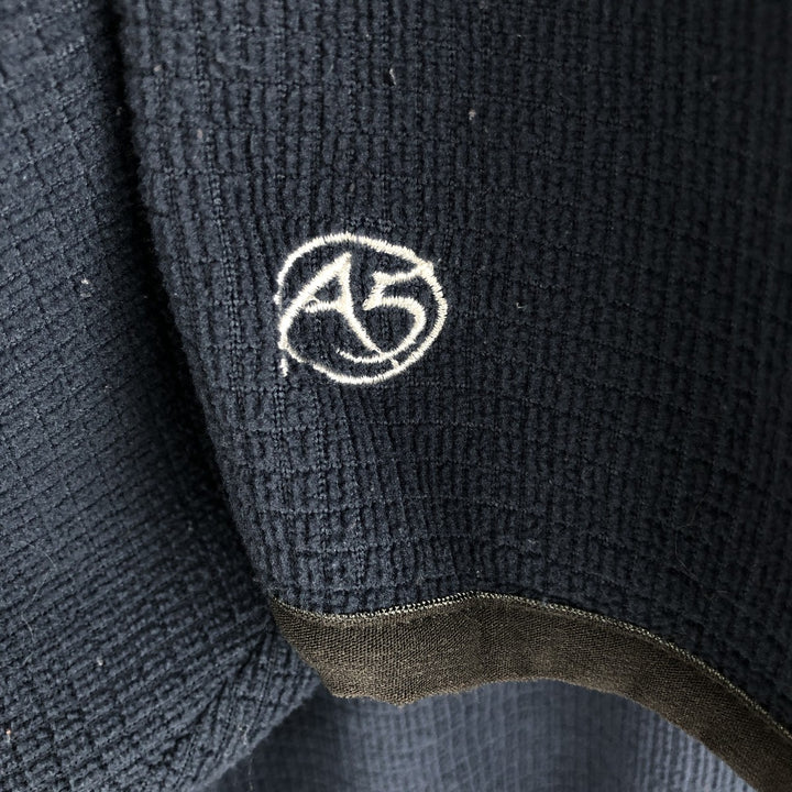 The North Face A5 Series Half-Zip Fleece Pullover, Men's XL polyester Navy blue Vintage Second Hand