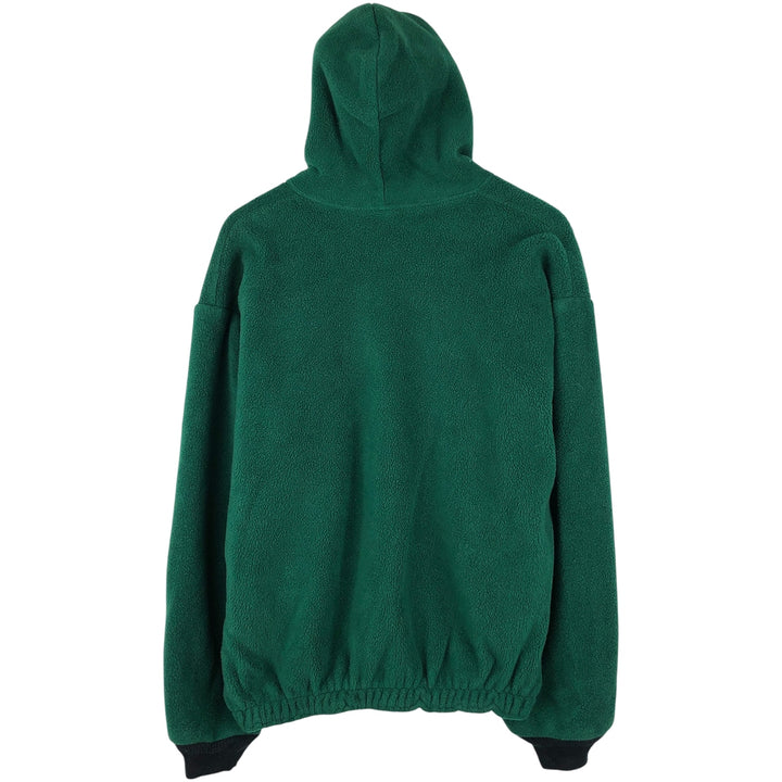 90s-00'S Cabelas Fleece Full-Zip Hoodie, Made in USA, Men's XL polyester green type Vintage Second Hand