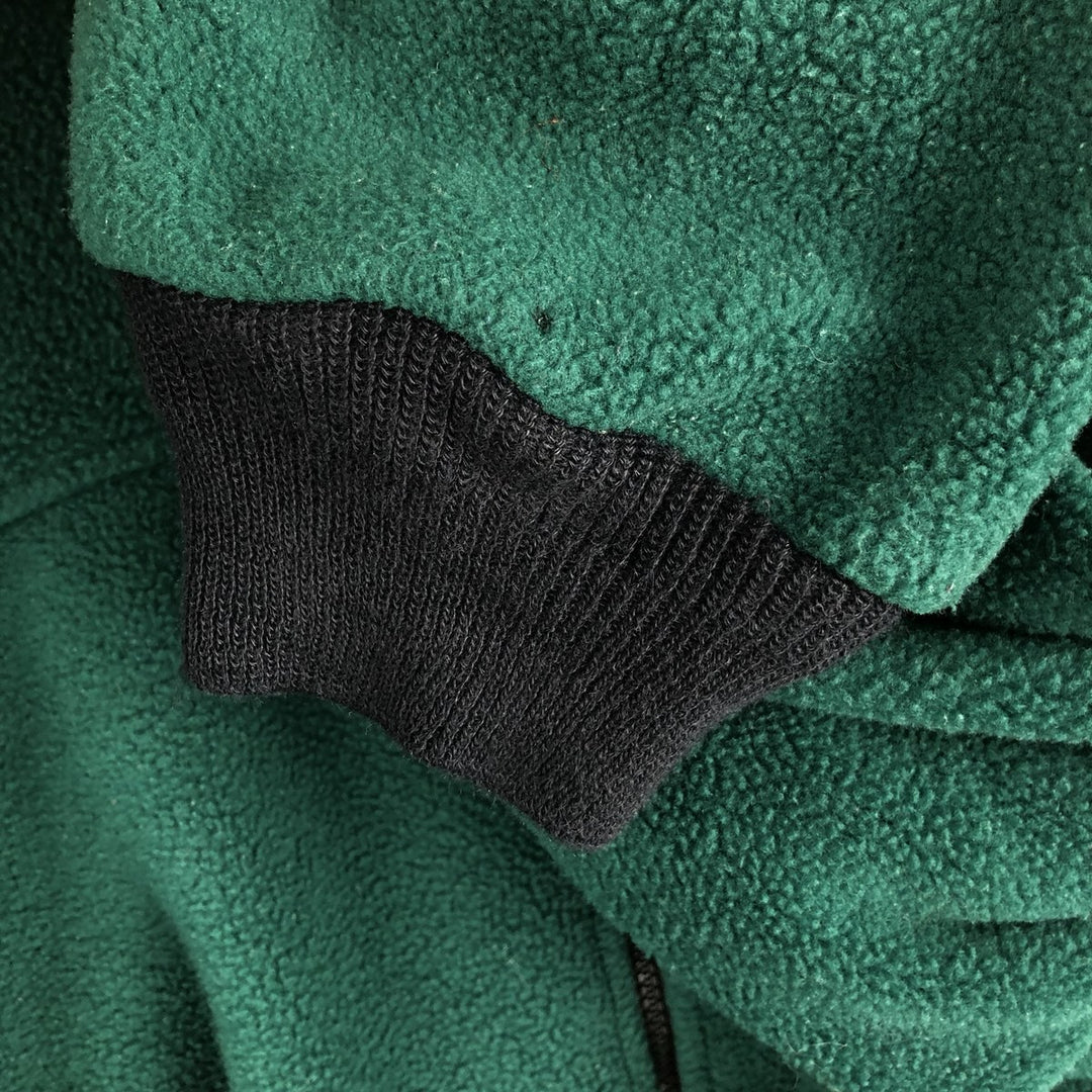 90s-00'S Cabelas Fleece Full-Zip Hoodie, Made in USA, Men's XL polyester green type Vintage Second Hand