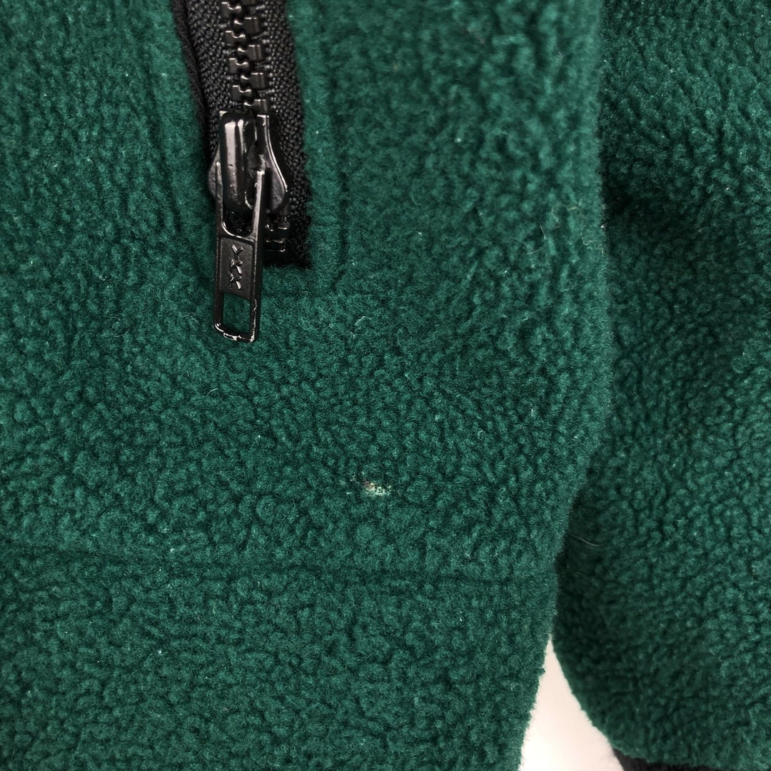 90s-00'S Cabelas Fleece Full-Zip Hoodie, Made in USA, Men's XL polyester green type Vintage Second Hand