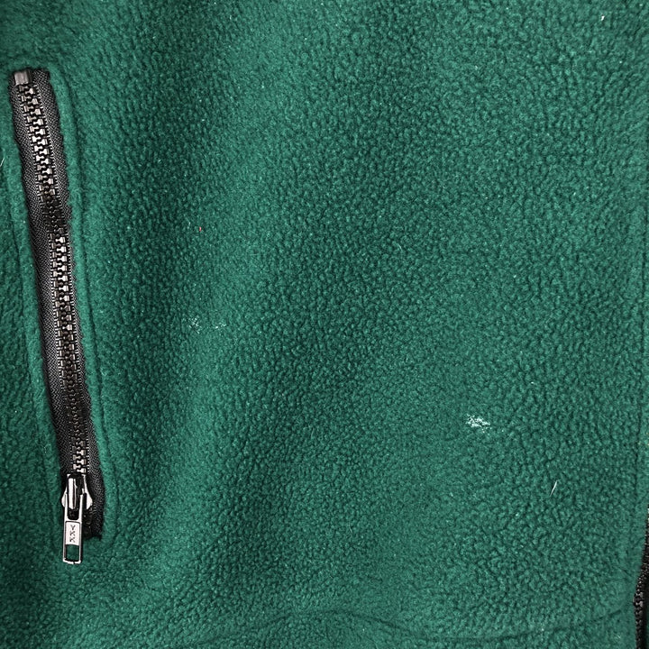 90s-00'S Cabelas Fleece Full-Zip Hoodie, Made in USA, Men's XL polyester green type Vintage Second Hand