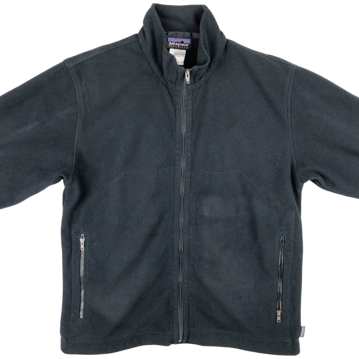 2000'S Patagonia Micro Synchilla Fleece Jacket 26511F5, Men's Size Small polyester black type Vintage Second Hand