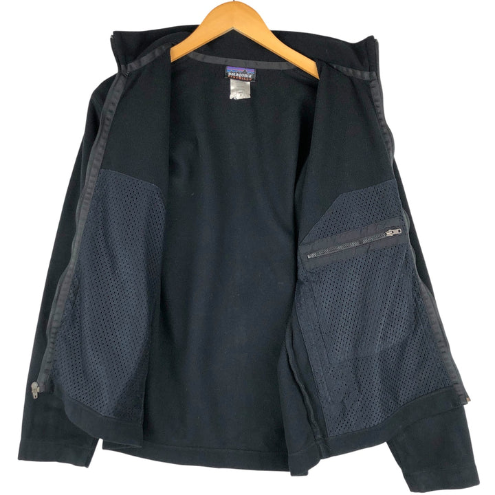 2000'S Patagonia Micro Synchilla Fleece Jacket 26511F5, Men's Size Small polyester black type Vintage Second Hand