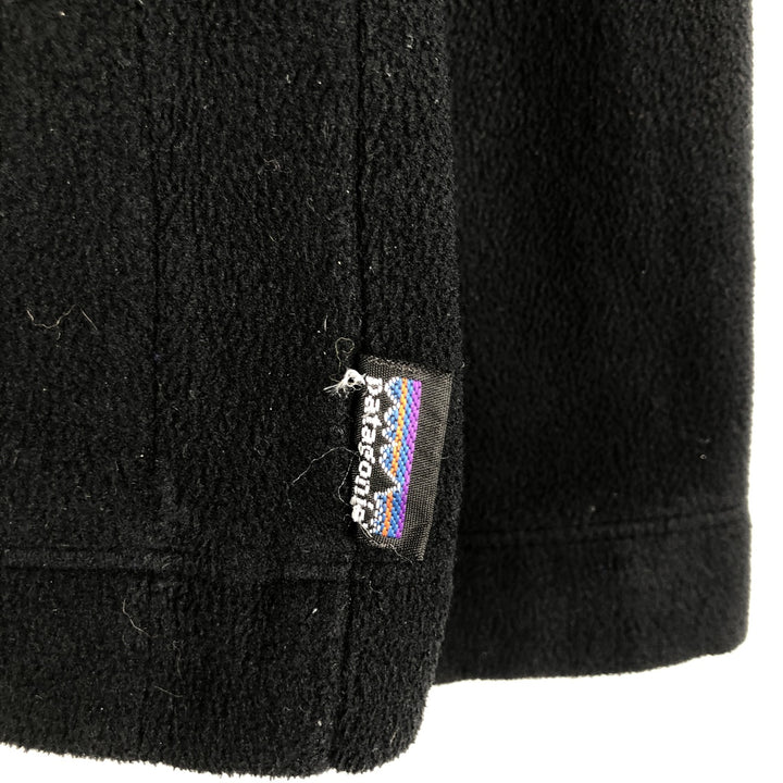 2000'S Patagonia Micro Synchilla Fleece Jacket 26511F5, Men's Size Small polyester black type Vintage Second Hand